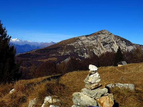 Monte Stivo from Biaena summit cairn