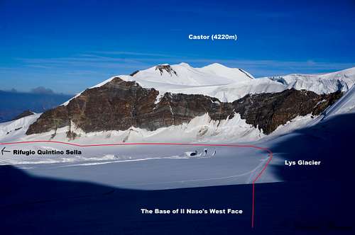 West Face: Approach Route