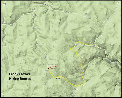 Crroks Tower Hiking Routes