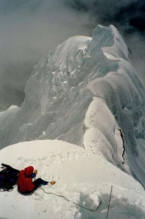 August 2002 ascent of the NW...