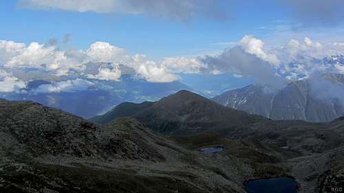 Tellakopf (2525m) from high on Arundakopf