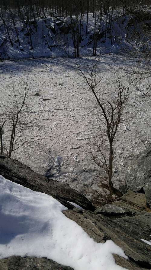 Frozen Potomac from Hades Heights