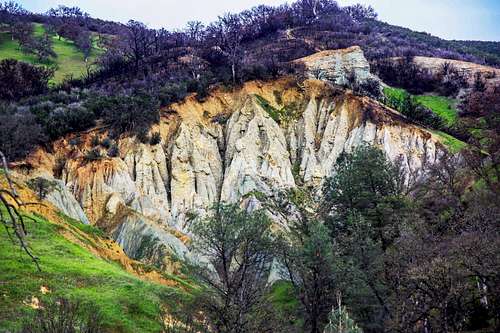 Sandstone cliffs in Grizzly Canyon