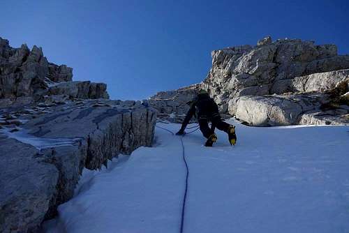 Climbing Monte Pollino