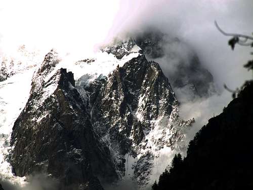 Dark Unknown & Hidden Mont Blanc from SE 2015