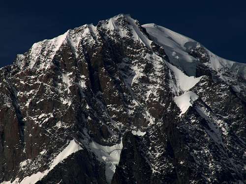 Mont Blanc between Innominata & Péuterey Crests 2015