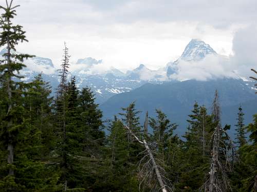 Mountains and clouds