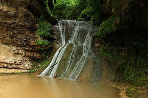 Waterfall on the river Rufabgo