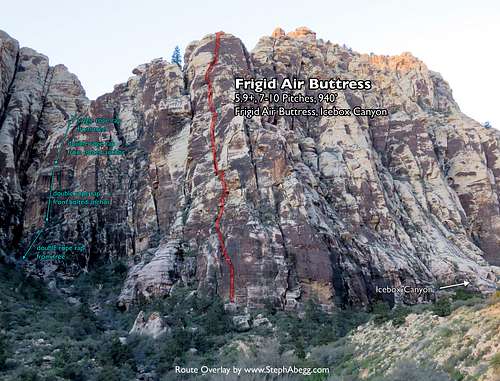 Route Overlay Frigid Air Buttress
