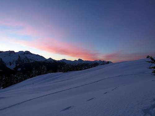 Daybreak in Garibaldi Provincial Park