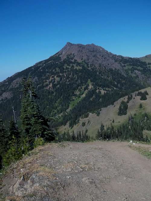 Close up of the Mount Angeles