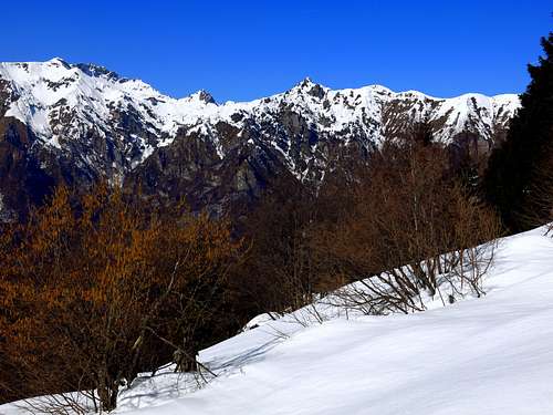 Alpi di Ledro from Monte Misone Western slopes