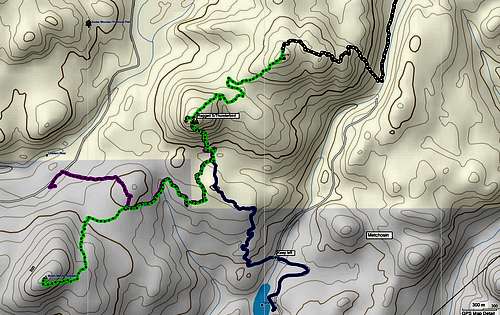 Ragged Mountain Routes