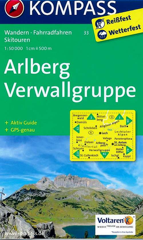 Kompass Verwall Arlberg