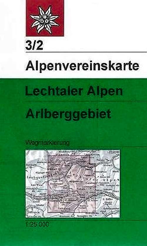 Alpenvereinskarte Arlberggebiet