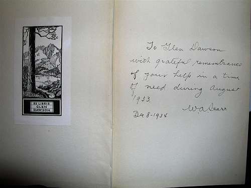 Glen's Copy of Starr's Guide to the John Muir Trail