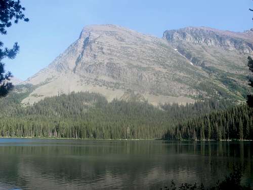 Peak 7635 Above Swiftcurrent Lake
