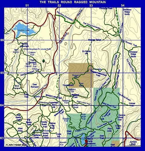 John Hasell Ragged Mountain Map