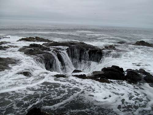 Thor's Well filling up