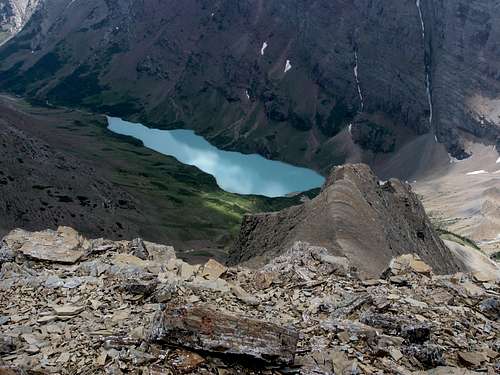 Cracker Lake From the Summit of 8827