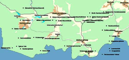 Map of the Schönau /...