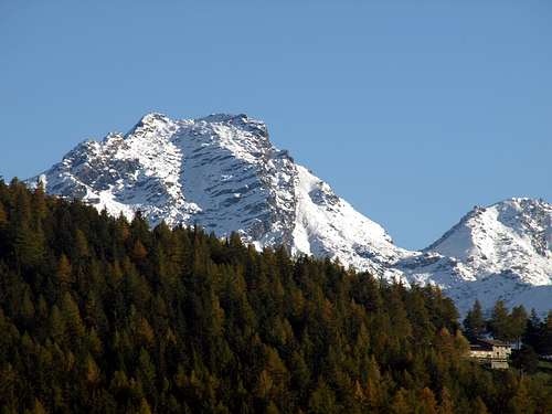Mont Rouvìc & Col Varotta from Porliod-Lignan 2015