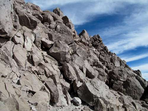 Lassen summit rocks