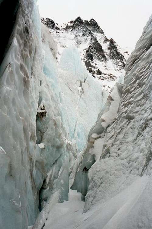 View from inside the Icefall