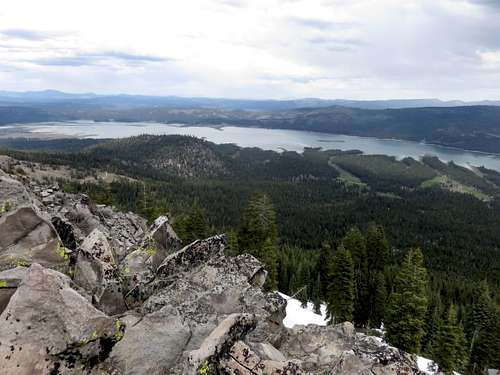Lake Davis view from the summit
