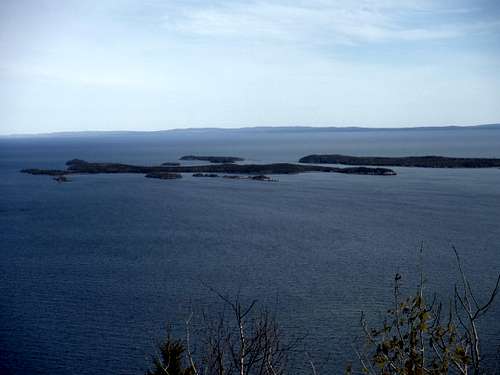 Mount Josephine - Summit View of Susie Islands and Isle Royale