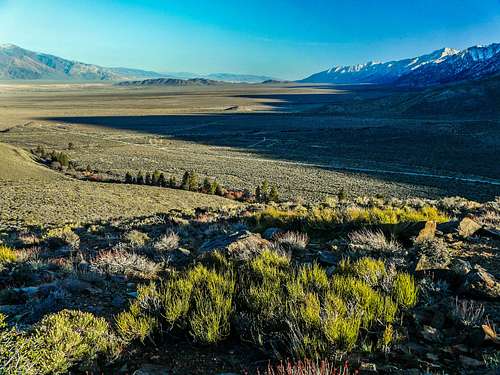Owens  Valley south from Independence Creek