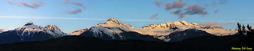 Tantalus Range Sunrise Panorama