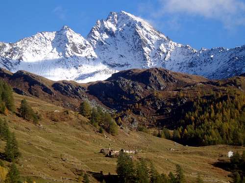 Visiting Valgrisenche Becca di Tei above Prà Longet 2015