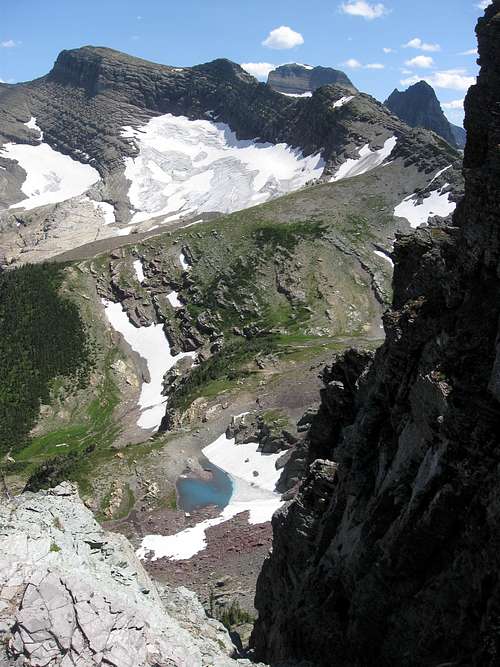 Swiftcurrent Glacier and the Continental Divide