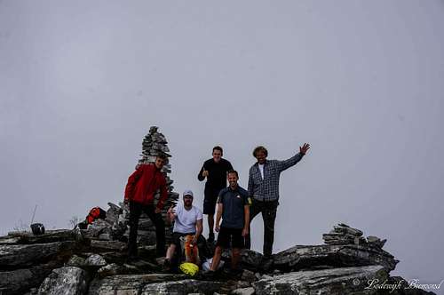 Our group on the summit