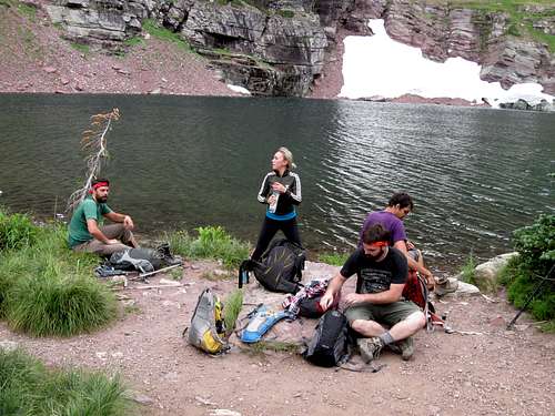 Some of the Group at Cobalt Lake