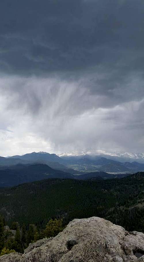 Storms over Longs Peak