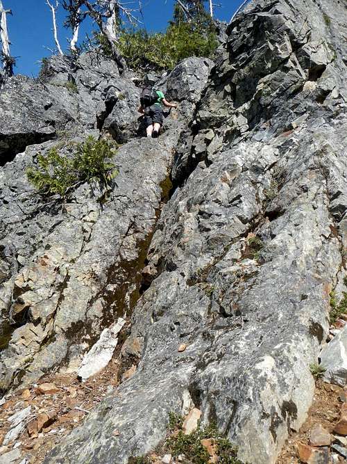 Downclimbing The Crux