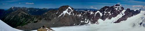 Mount Mathias from Snow Dome