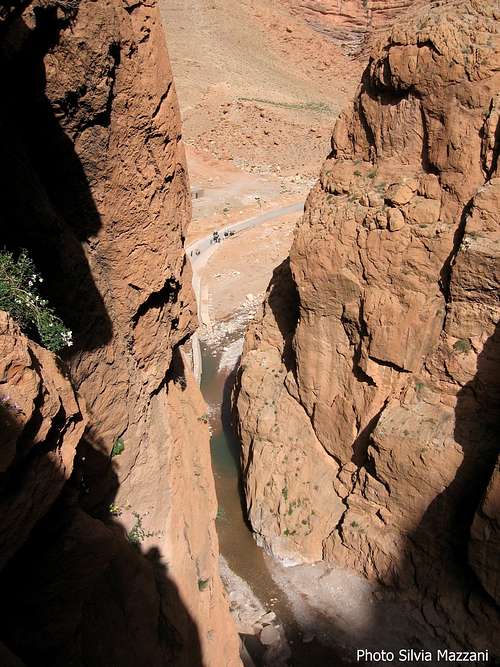 Todra Gorge seen from above
