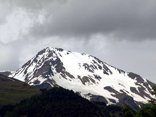 Cloudy Mont Fallère with South & West Slopes 2016