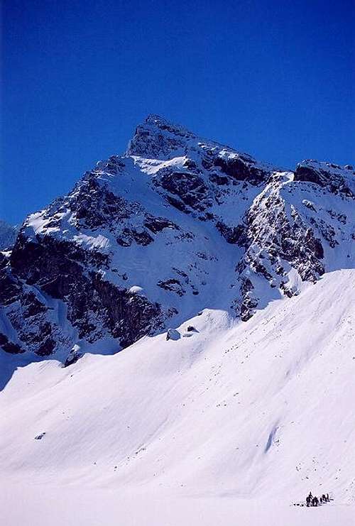 Koscielec Peak(2155) from the...