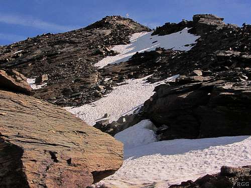 The summit of the Tschenglser Hochwand