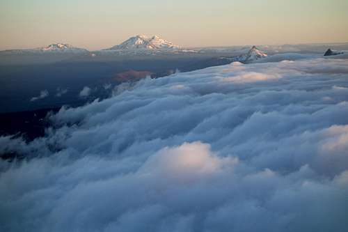 Looking south from the summit of Mt. Jefferson