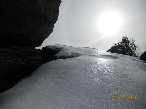 Buzzard Peak in Winter