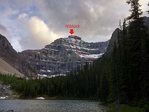 Mount Niblock via NE Face