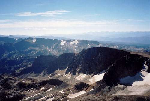 View Southeast from Granite Peak Summit