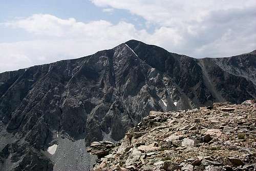 North face of Pyramid...