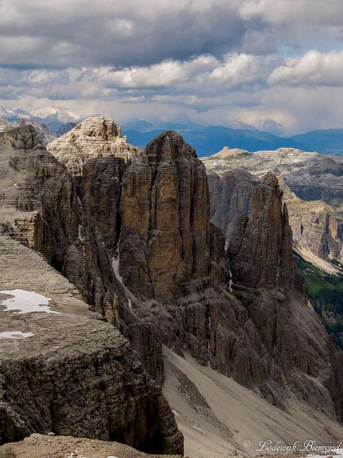 Sella Rock towers