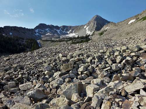 Pfeifferhorn From Obelisk's Lower Slopes